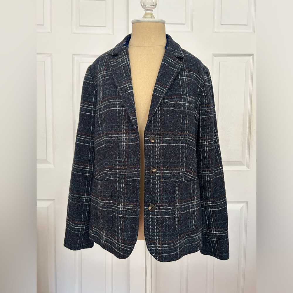 L.L. Bean Wool-Blend Lined Sport Blazer
